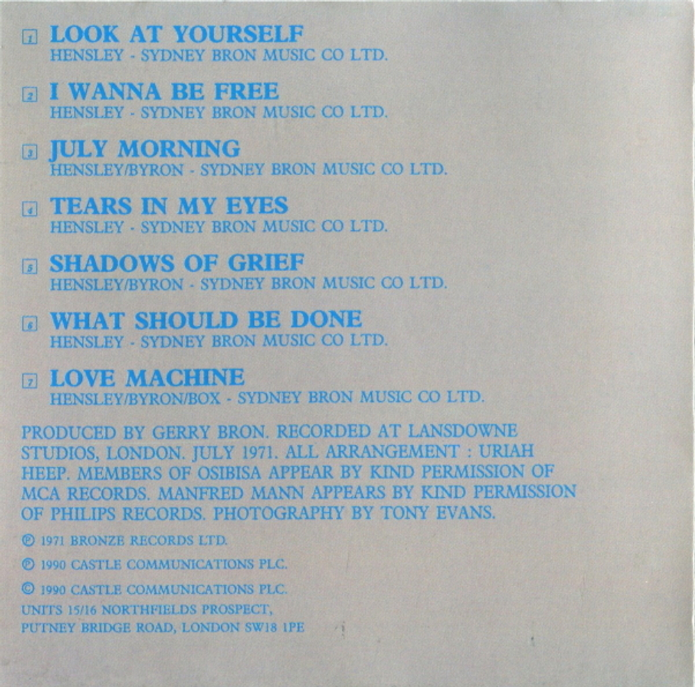 Uriah Heep / Look At Yourself (CD)