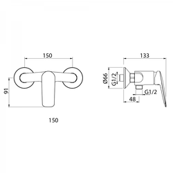 Смесители Migliore Laguna 26084 для душа
