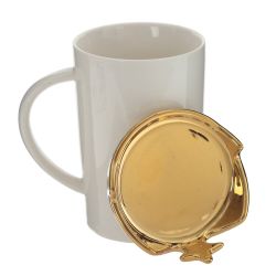 GAEM Кружка с крышкой, 500 мл, L12,5 W9 H15 см, 2в.