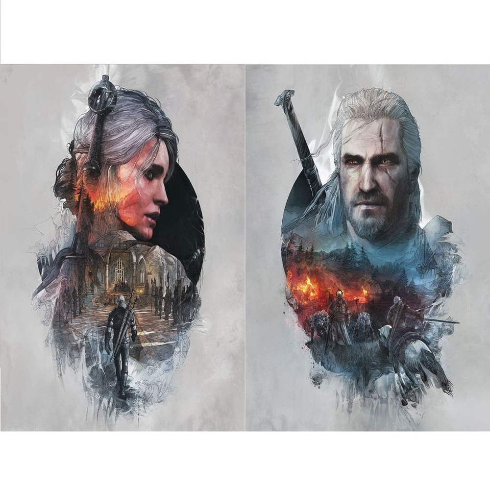 Обложка на паспорт по игре "Ведьмак / The Witcher"