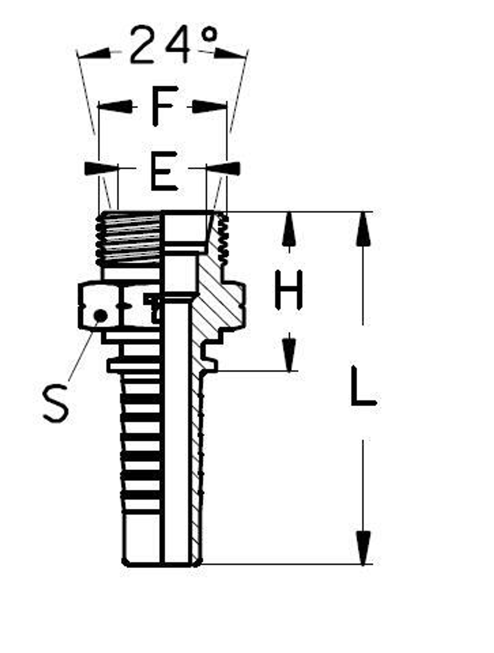 Фитинг DN 20 DKO-L (Ш) 30x2 22