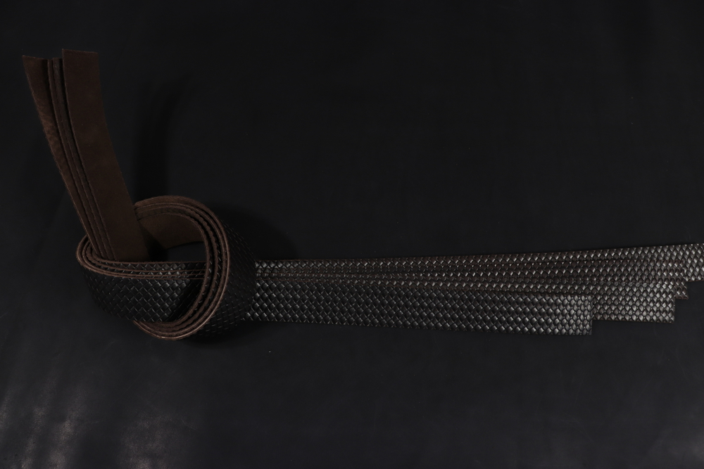 Ременная заготовка Темно-коричневая + Плита Симметрия