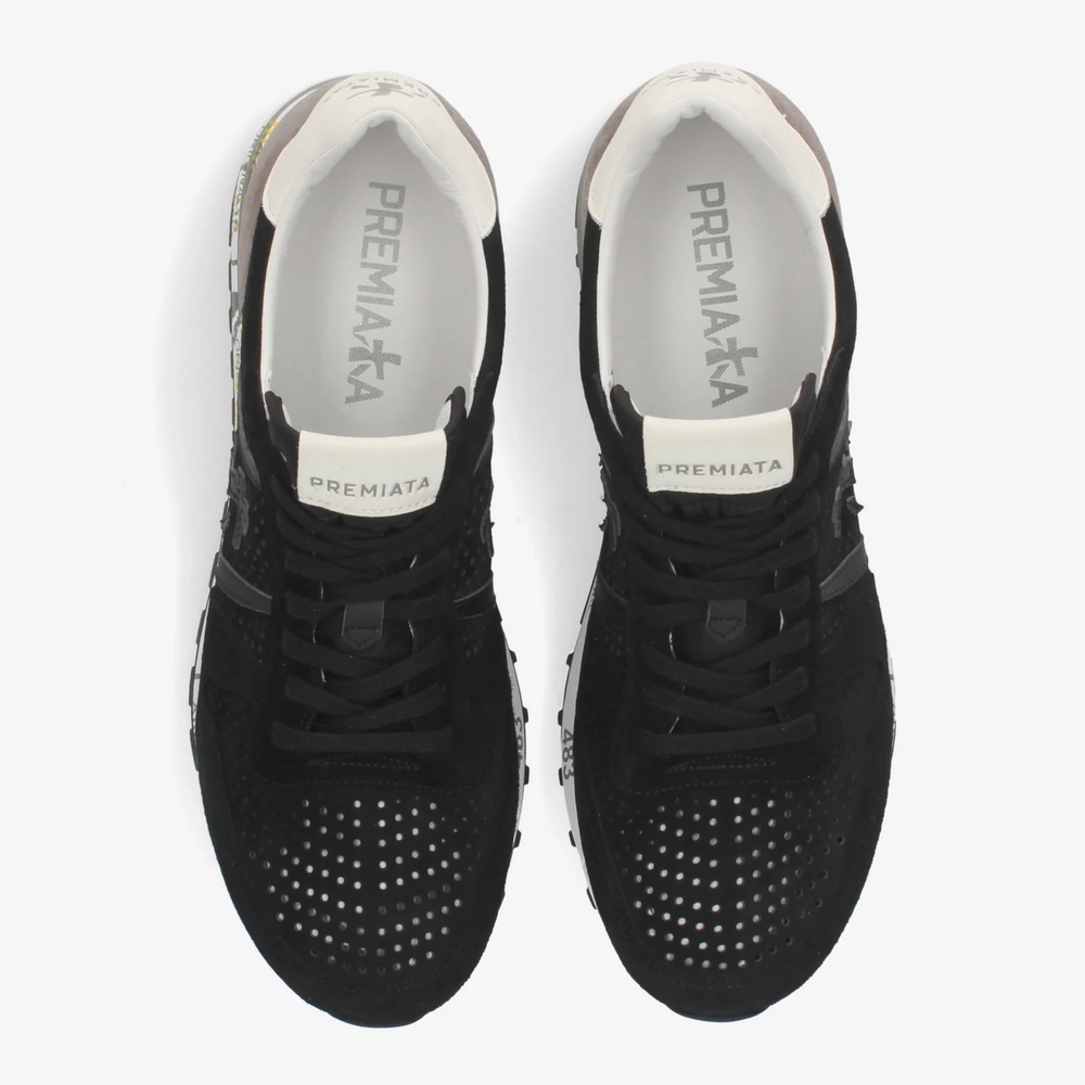 Замшевые кроссовки Premiata Eric 8232 с перфорацией