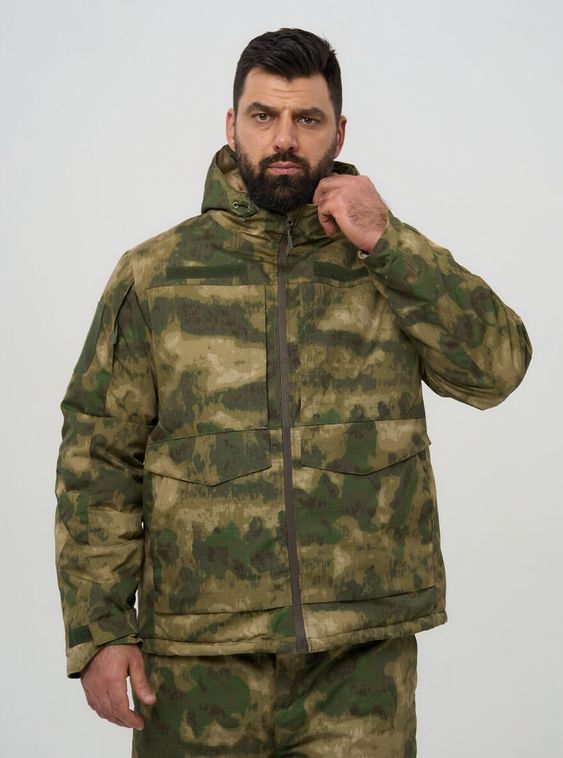 Тактическая зимняя военная куртка (Бушлат) Мох