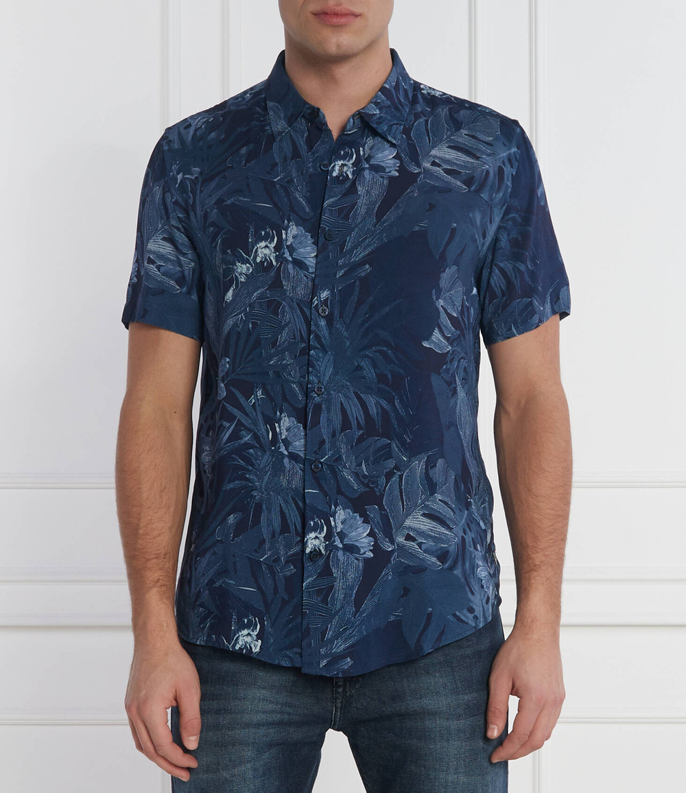 Рубашка GUESS - темно-синий (M4GH76 WD4Z2)