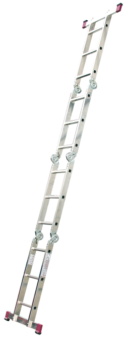 MULTIMATIC Шарнирная универсальная стремянка-трансформер,4*4( 120649)