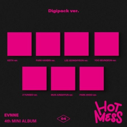 Альбом EVNNE - HOT MESS 4th Mini Album DIGIPACK 7 Version SET