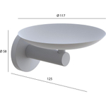 Мыльница Boheme Uno 10973-NB nikel brush