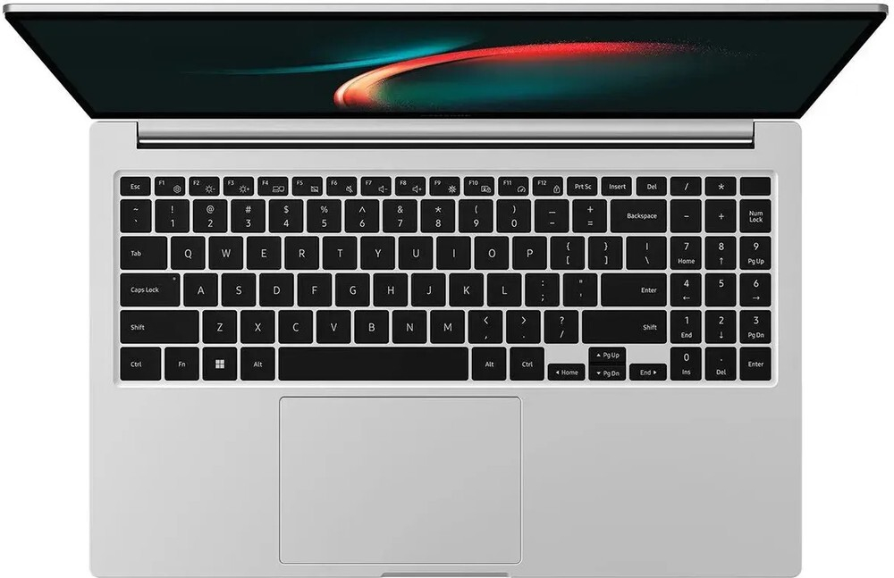 Ноутбук  Samsung Galaxy Book 3 NP750 15.6 ", Core i7, 16 Гб RAM, 512 Гб SSD, Iris Xe Graphics, Серебристый