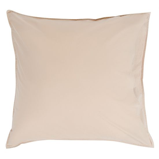 Набор из двух наволочек бежевого цвета из органического стираного хлопка из коллекции essential, 70х70 см