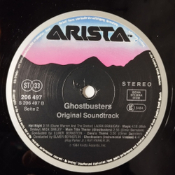 Винтажная виниловая пластинка LP Ghostbusters Soundtrack Охотники За Привидениями (Germany 1984)
