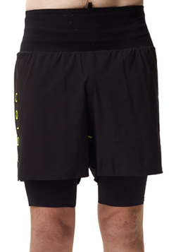 ШОРТЫ МУЖСКИЕ SFA5 ELEVATE 2IN1 | BLACK YELLOW