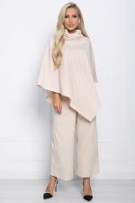 Пончо Арина (молочное) Б11008 LT Collection