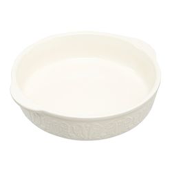 Блюдо для запекания Birds of Paradise, Ø27 см, кремовое