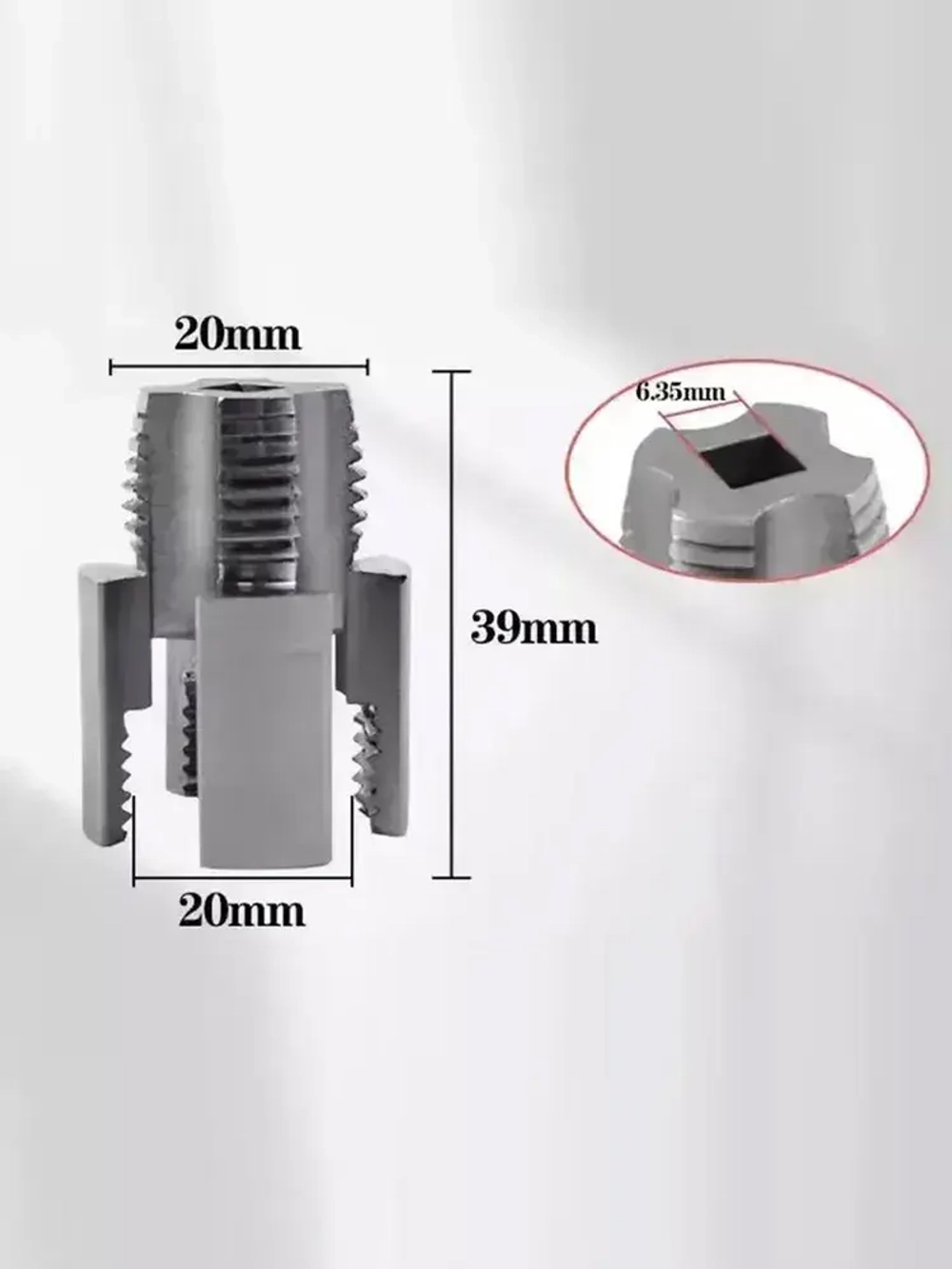 набор матриц для труб из пвх матрицами 1/2"
