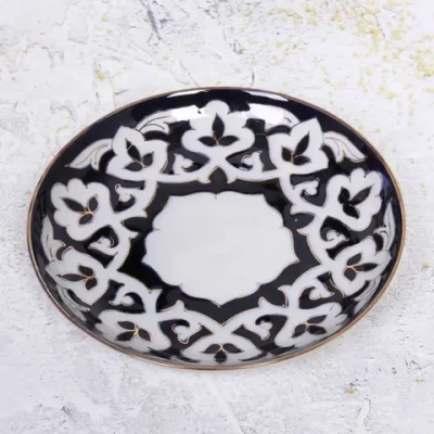 Ляган малый 24см «Пахта» с позолотой