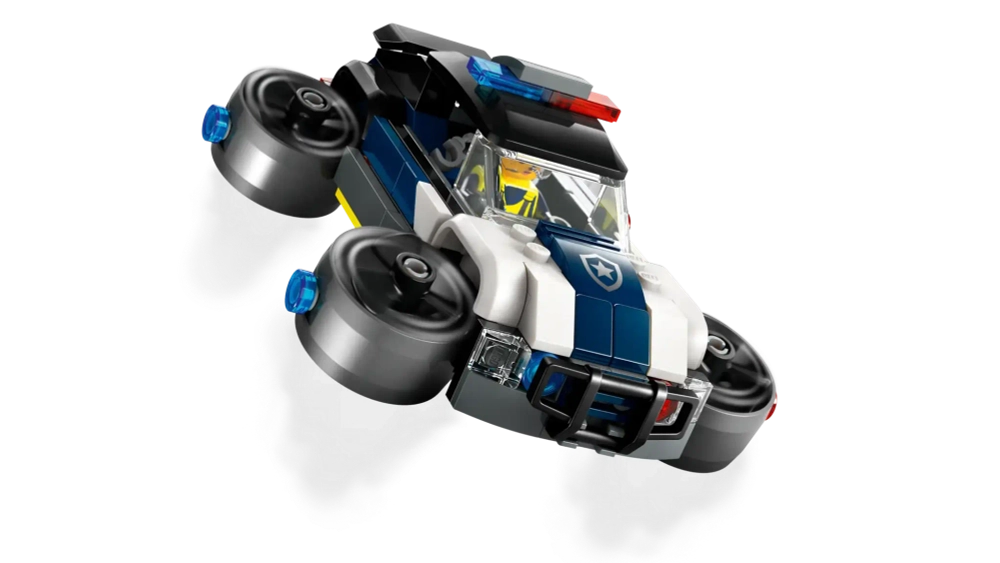 Конструктор LEGO City 60457 Изготовленный на заказ гараж для полицейской машины