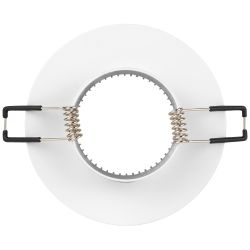 Светильник встраиваемый алюминиевый ЭРА KL43 WH/1 под лампу MR16 GU5.3 белый | Алюминиевые встраиваемые светильники