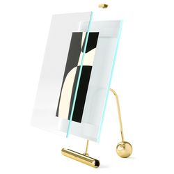 Фоторамка Flute, 16х20 см, латунь