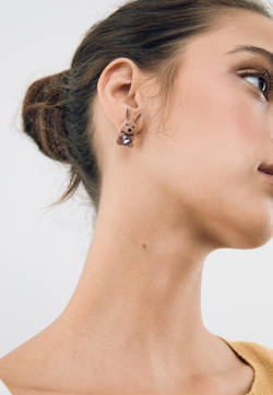 STRADIVARIUS Серьги в форме кролика, коричневый