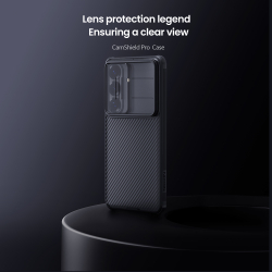 Чехол прозрачный тонированный для Samsung Galaxy S26, серия CamShield Pro (защитная сдвижная шторка для камеры) от Nillkin