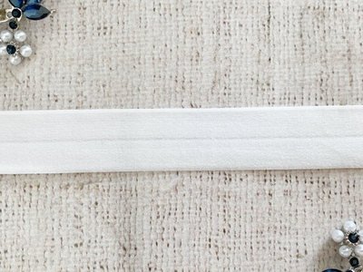 Резинка бельевая (окантовочная) матовая, ш. 2,2 см, молочный