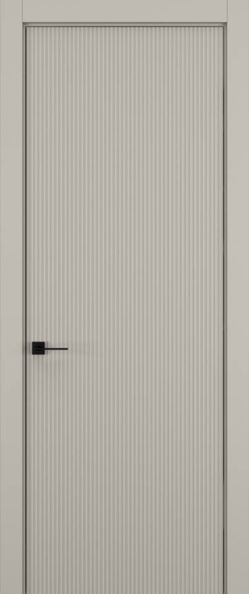 Дверь 1 VERTICAL Матовый Серый шелк