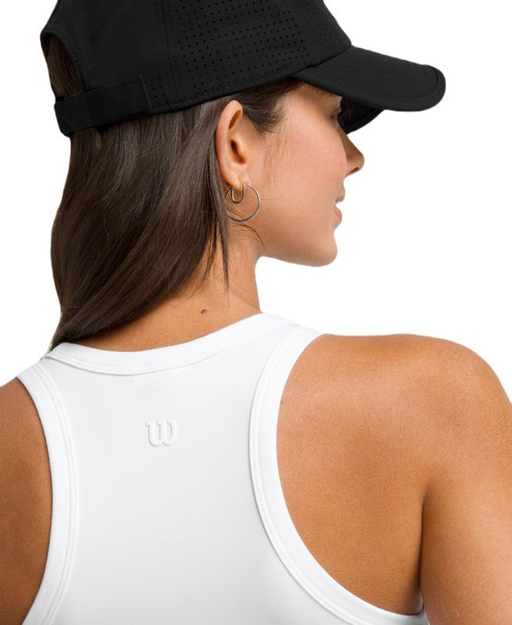 Женский топ теннисный Wilson Fieldhouse Tank Lite - белый