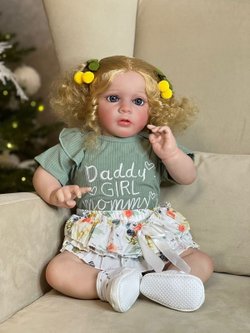 Кукла Реборн мягконабивная 60см в пакете (FA-591)