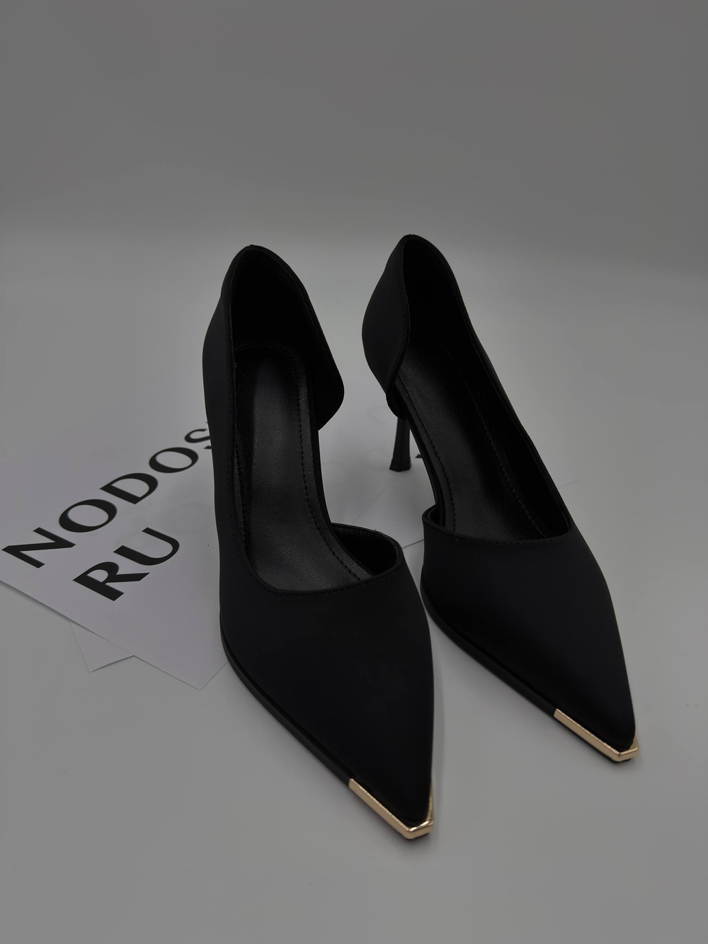 Туфли женские экокожа арт. 193-5 цвет "чёрный"