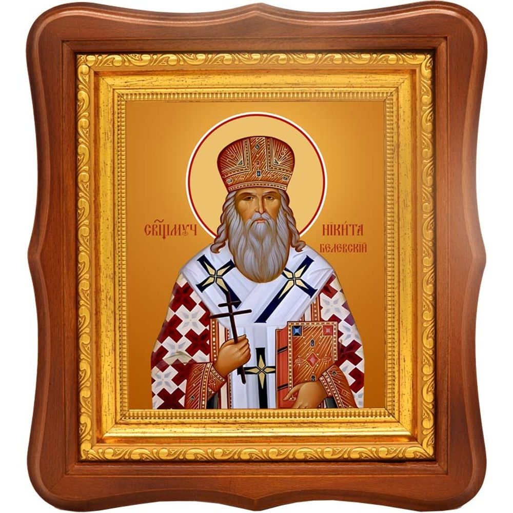 Никита (Прибытков) Белевский Священномученик. Икона на холсте.