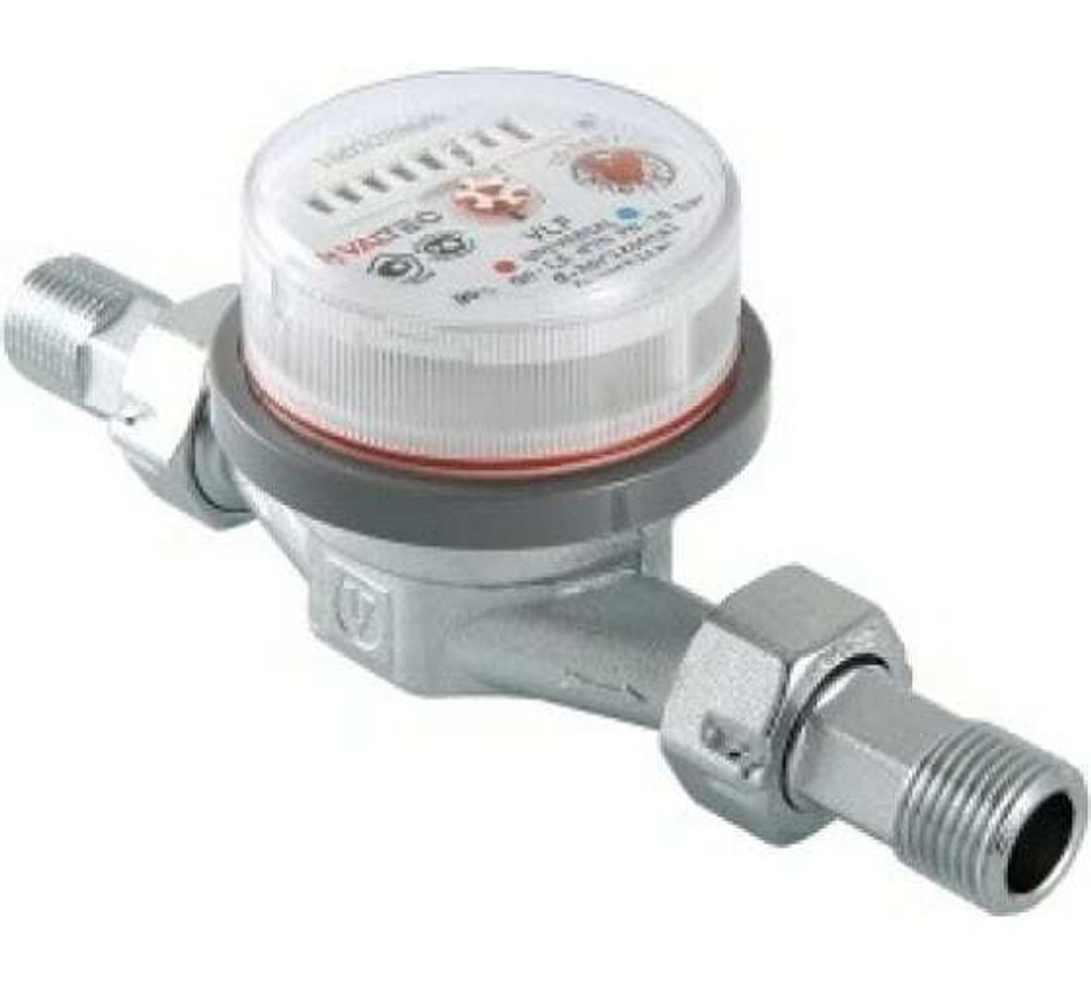 Счетчик воды VALTEC Валтэк 1/2" VLF-U универсальный +90С