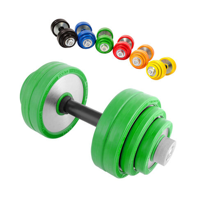 Гантель разборная 16 кг (зеленая)