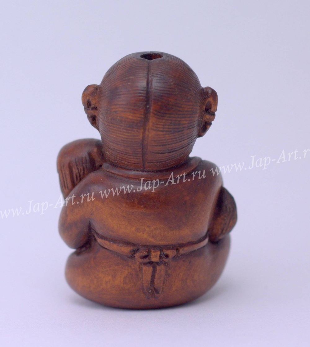 Нэцкэ Ребенок с Каппой (водяным)