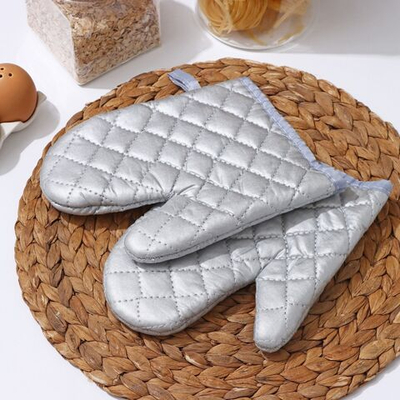 Набор из 2 серых прихваток «Профи»