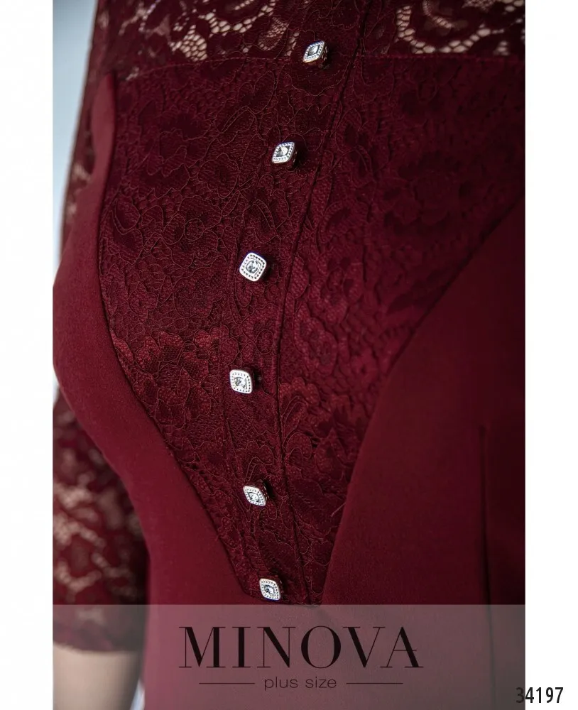 Платье 8617-бордо Minova