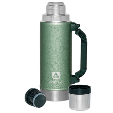 Термос 1.25л Арктика Питьевой 106-1250P Уазик (40ч сохраняет тепло) 96х330мм Вес 734г -