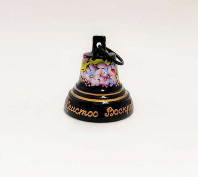 Колокольчик с ручной росписью №3