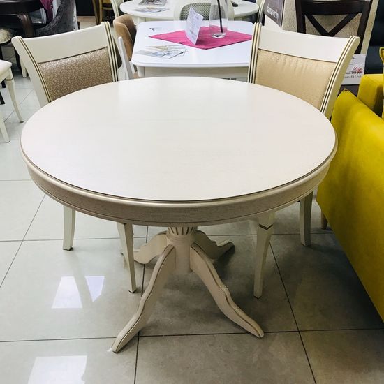 Стол Эдельвейс К 1000 (дуб/тон Венге)