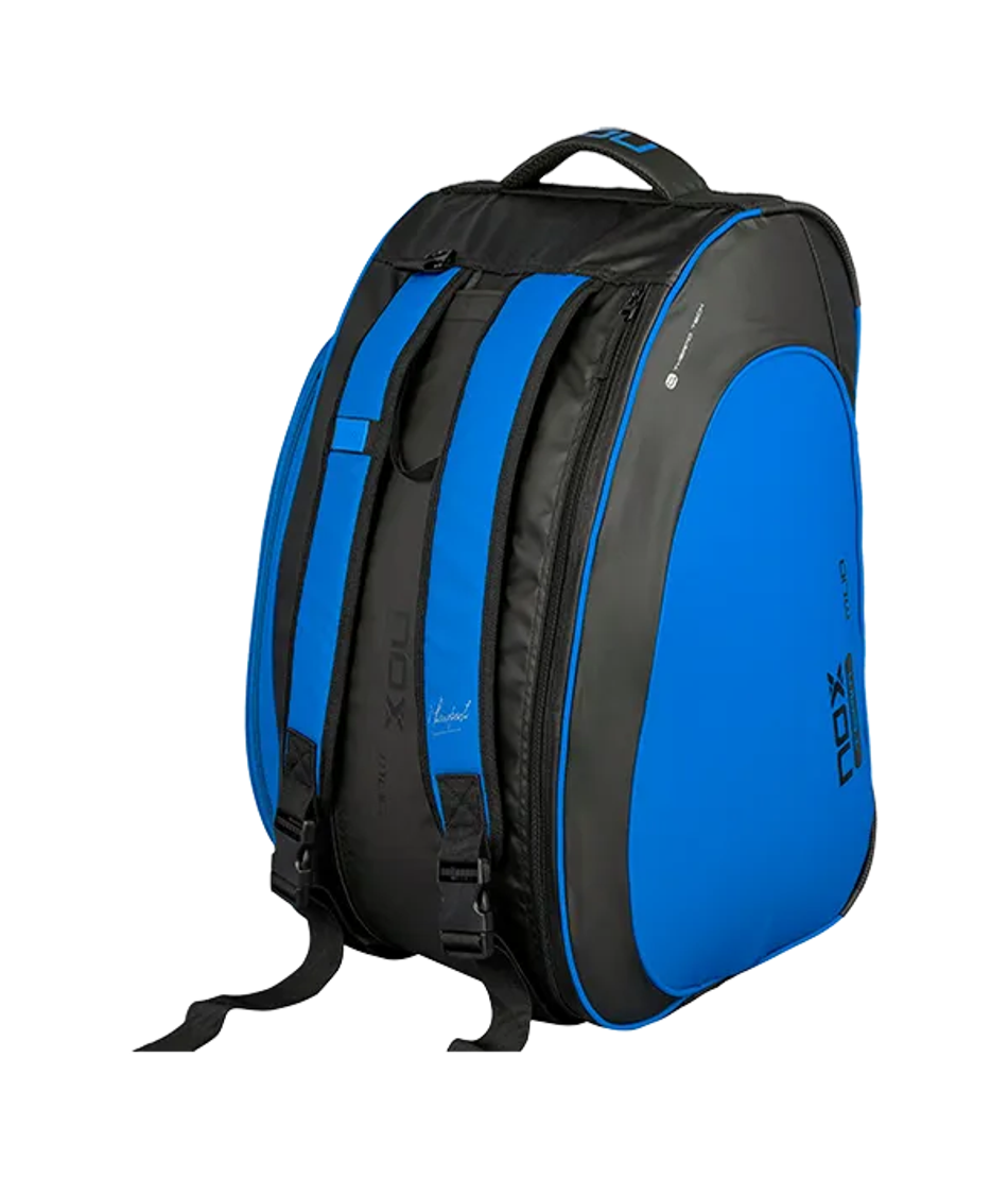 Сумка для падел NOX ML10 Team Black-Blue 2025 – профессиональная и вместительная