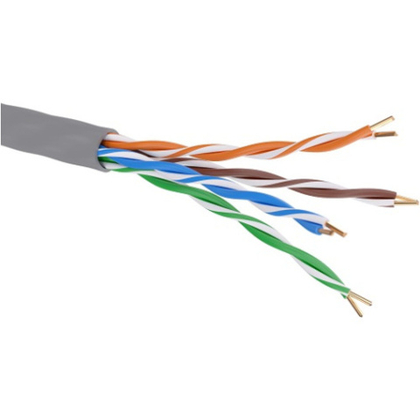 Кабель витая пара U/UTP 5e кат. 4 пары DKC RN5EUUK03GY