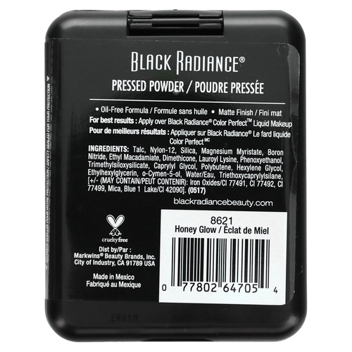 Black Radiance, Прессованная пудра, 8621 Honey Glow, 7,8 г (0,28 унции)