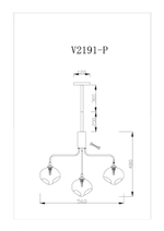 Подвесная люстра Moderli V2191-P Santa