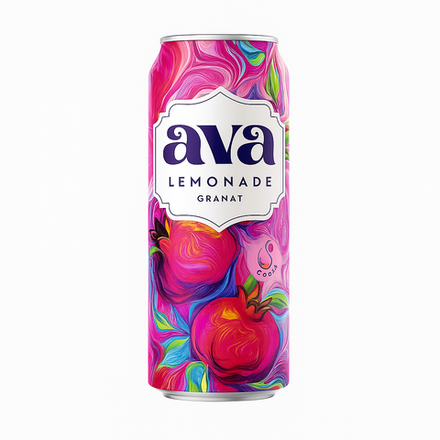 Лимонад Ava Granat 0.45л ж/б