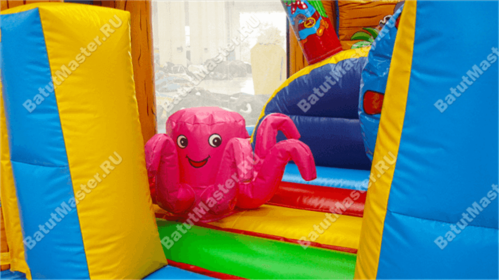 Коммерческий надувной батут "Весёлый пират"