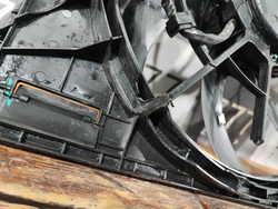 Диффузор с вентилятором охлаждения Geely Coolray 19-нв Б/У Оригинал 6600002029