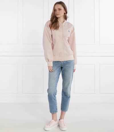 Куртка бомбер CALVIN KLEIN JEANS - пудро-розовый(J20J223034)