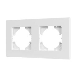 Рамка пластиковая FRM-PERIO-PL-2-WH (Arlight, -) 049750