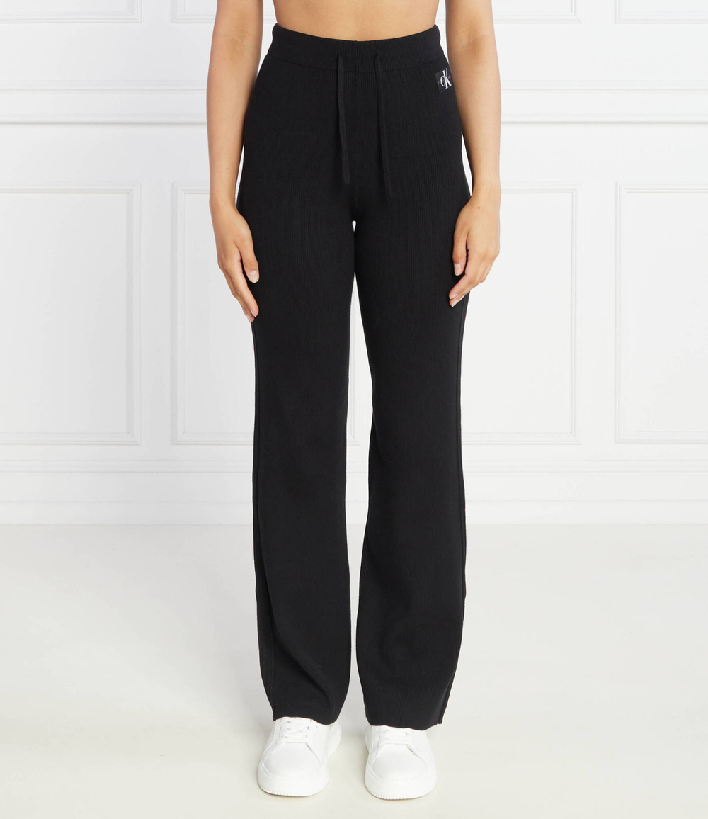 Спортивные штаны STRAIGHT KNITTED CALVIN KLEIN JEANS - черный(J20J222114)