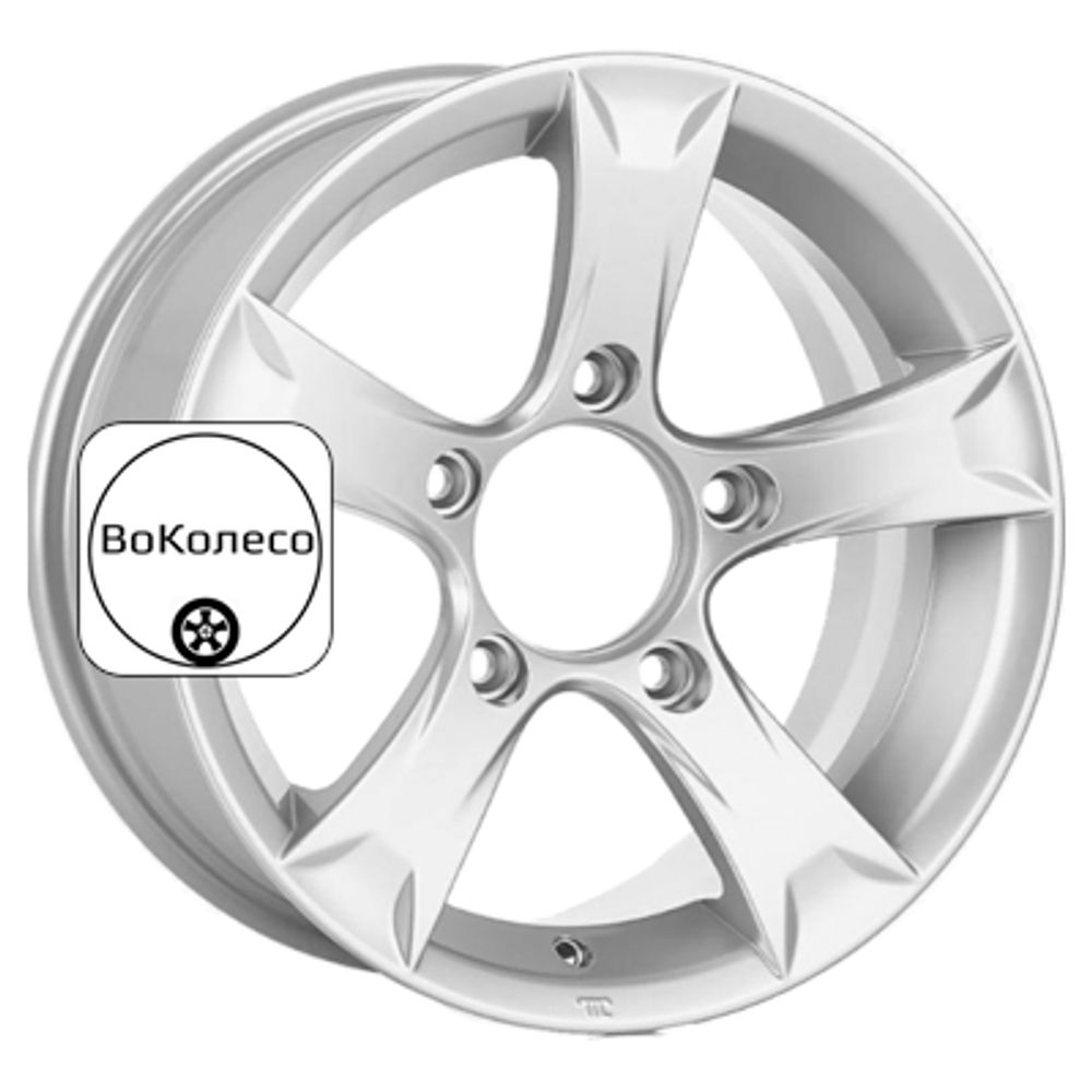 6,5x15/5x139,7 ET30 D98 Триал (КС621) Сильвер K&K